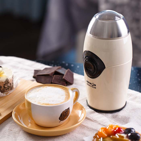 Кофемолка Аксион КМ22 (бежевый)