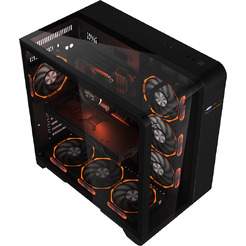 Корпус 1stPlayer RT7 RT7-BK-3FC7R-1FC7 (черный)