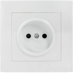 Розетка EKF Валенсия 1-местная (16А, белый)