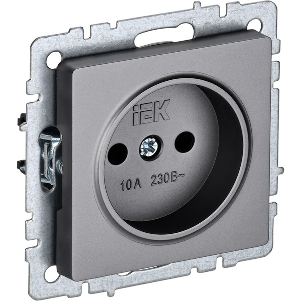 Розетка IEK Brite РС10-1-0-БрС