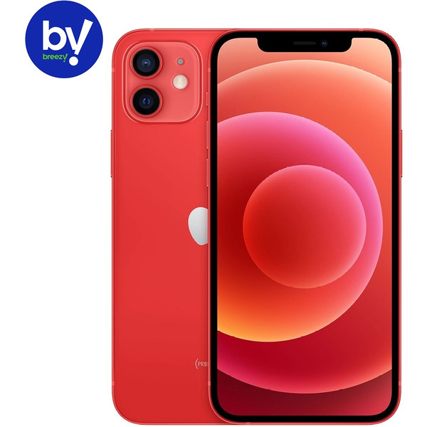 Смартфон Б/У (грейд A) APPLE iPhone 12 64GB Red (2AMGJ73)