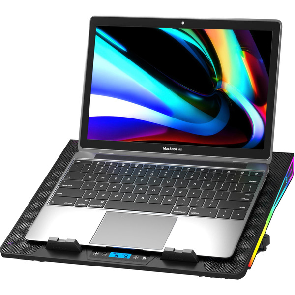 Подставка для ноутбука с активным охлаждением EVOLUTION LCS-09 RGB