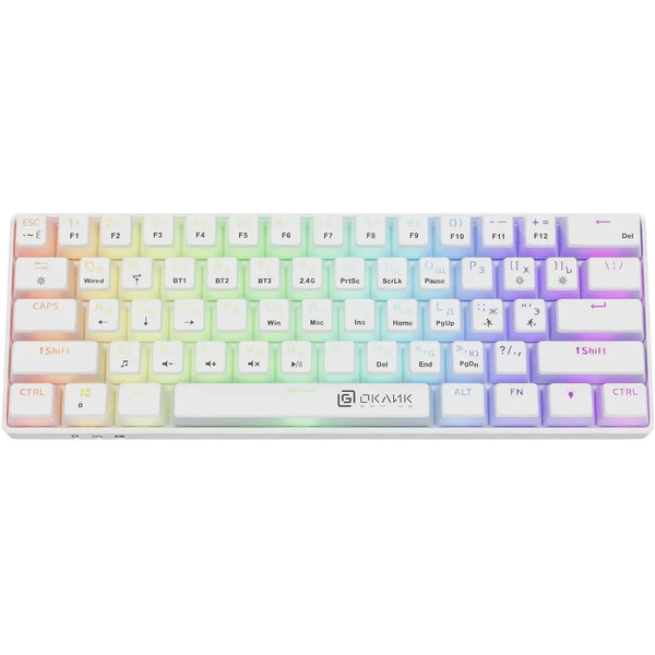 Клавиатура Oklick K763W (белый)
