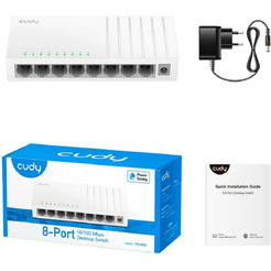 Коммутатор Cudy FS108D (8-Port 10/100 Mbps Desktop Switch)