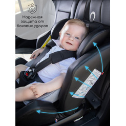 Детское автокресло Amarobaby Favorite Isofix С усиленной боковой поддержкой AB24-20FAV/0910 (черный/графит)
