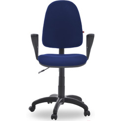 Кресло офисное Фабрикант Престиж+ (ТК-9 синий/PL 600)