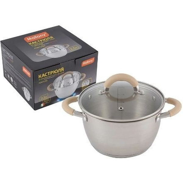 Кастрюля Mallony Fortuna 007218