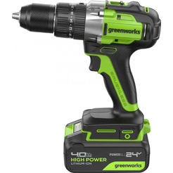 Ударная дрель-шуруповерт Greenworks GD24DD60 3704107CUB