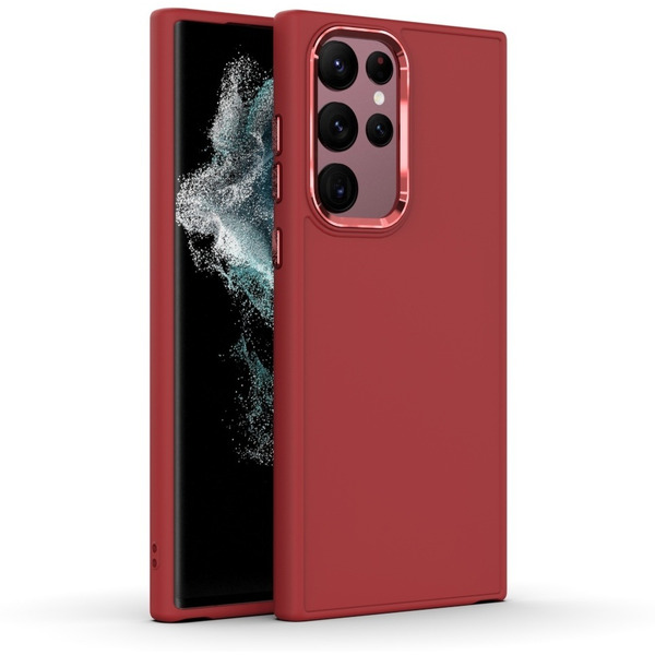 Бампер Bingo Metal для SAMSUNG S22 Ultra Красный