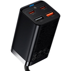 Сетевое зарядное устройство Baseus GaN3 Pro Desktop Fast Charger 2C+2U 65W CCGP040101 Black
