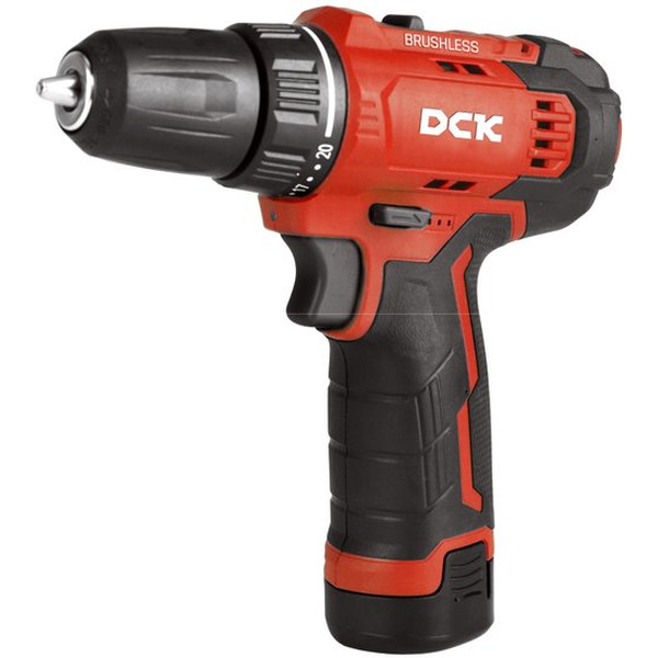 Дрель-шуруповерт DCK KDJZ23-10(TYPE EK) с 2-мя АКБ