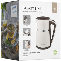 Электрочайник Galaxy Line GL0339 (бежевый)