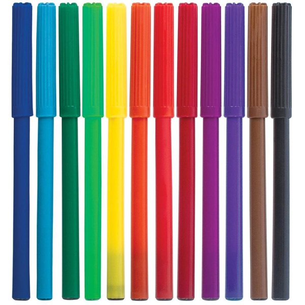 Фломастеры Пифагор 151090 (12 шт)