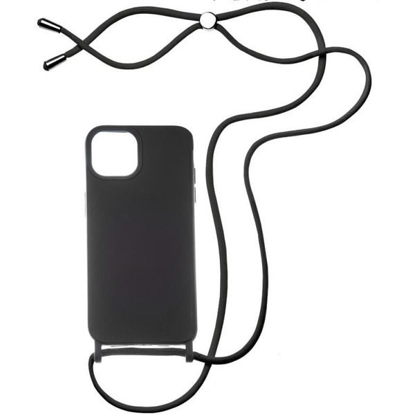 Бампер Bingo Lanyard для Samsung Galaxy A12 (черный)