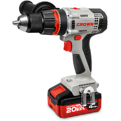 Шуруповерт Crown CT21076HMX-4 BMC (с 2-мя АКБ, кейс)