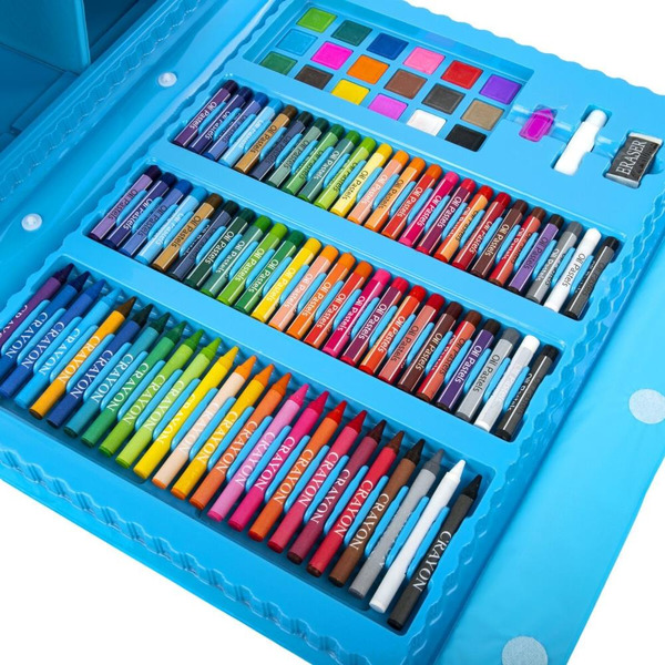 Набор ЮНОГО ХУДОЖНИКА для рисования и творчества с мольбертом ПИФАГОР 664632 (208 предметов)