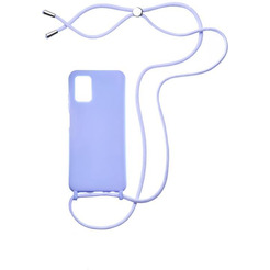 Бампер Bingo Lanyard для Samsung Galaxy A03s (фиолетовый)