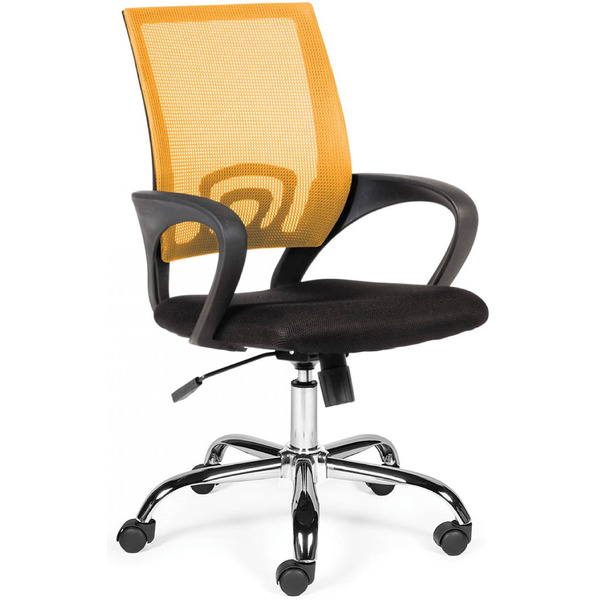 Кресло Norden Spring Chrome AB02-AC01 (оранжевый/черный)