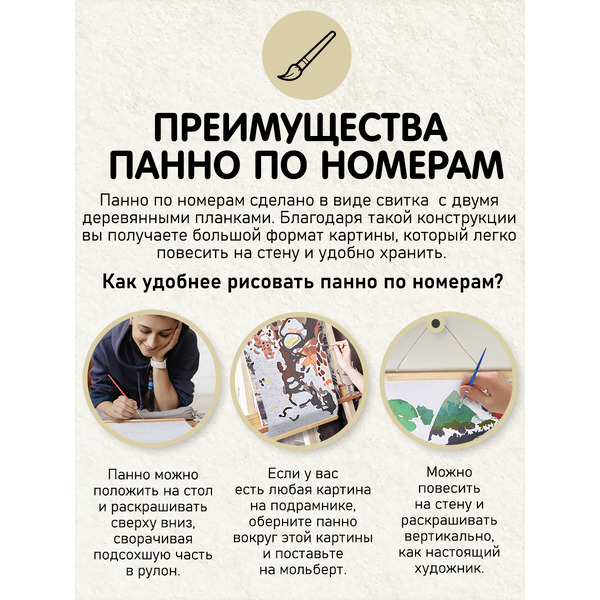 Картина по номерам Флюид Восторг 35x88 HRP0114