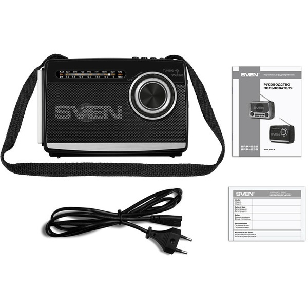 Радиоприемник SVEN SRP-535 (черный)