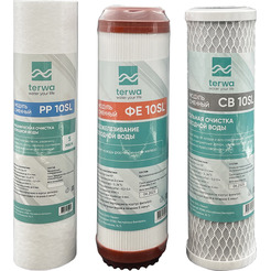 Комплект картриджей Terwa №3 Антижелезо 60721
