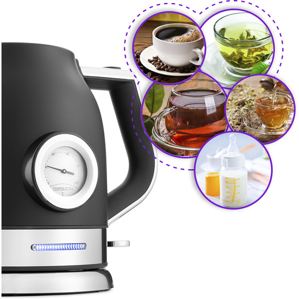 Электрический чайник Kitfort КТ-692-1 (чёрный)