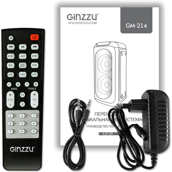 Колонка для вечеринок GINZZU GM-214