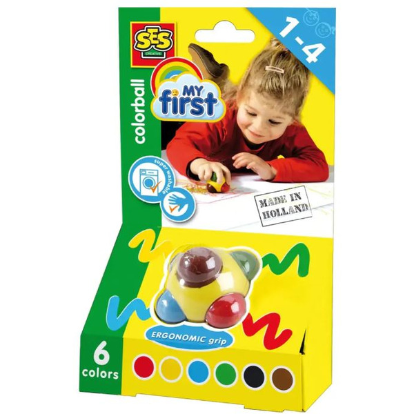 Набор для творчества SES Creative My first Мой первый разноцветный мячик 00242