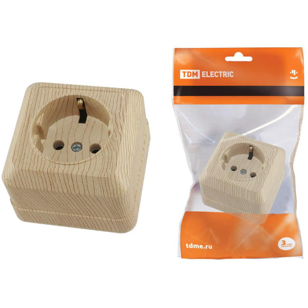 Розетка TDM Electric Ладога SQ1801-0050