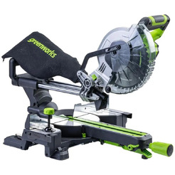 Торцовочная пила Greenworks GD24MS216 24V бесщеточная с протяжкой (1хАКБ 5Ач и ЗУ) 1501707UG