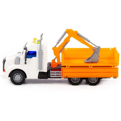 Самосвал Полесье Профи 96128 (оранжевый)