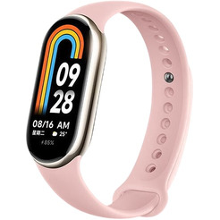 Ремешок Bingo Silicone для XIAOMI Mi Band 8 (светло-розовый)