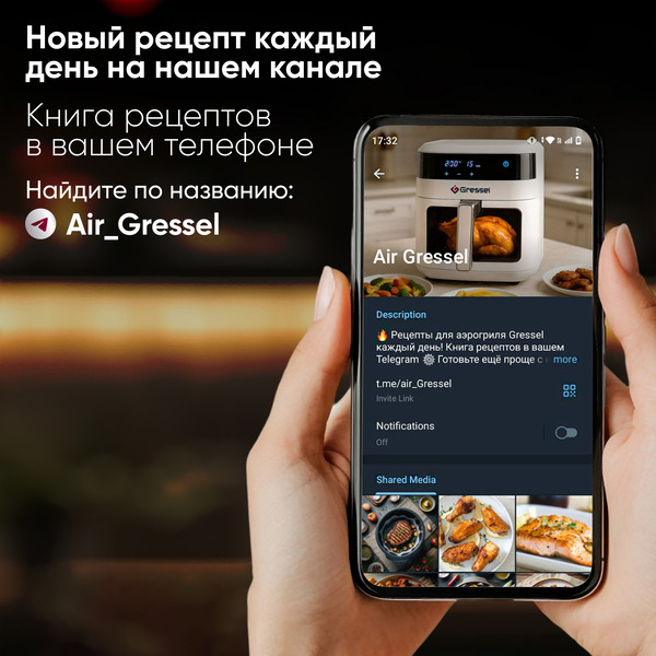 Аэрогриль Gressel GAF-1822