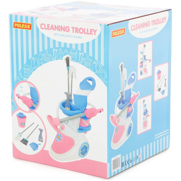 Игровой набор Полесье Помощница-5 с пылесосом 59314
