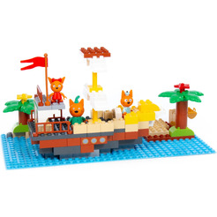 Конструктор Полесье Макси. Три кота. В поисках сокровищ 94760