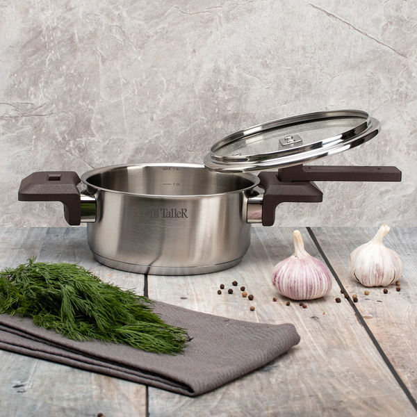 TR-17306 Кастрюля с крышкой 1.4л Taller