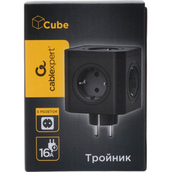 Сетевой фильтр Cablexpert CUBE-5-16-B