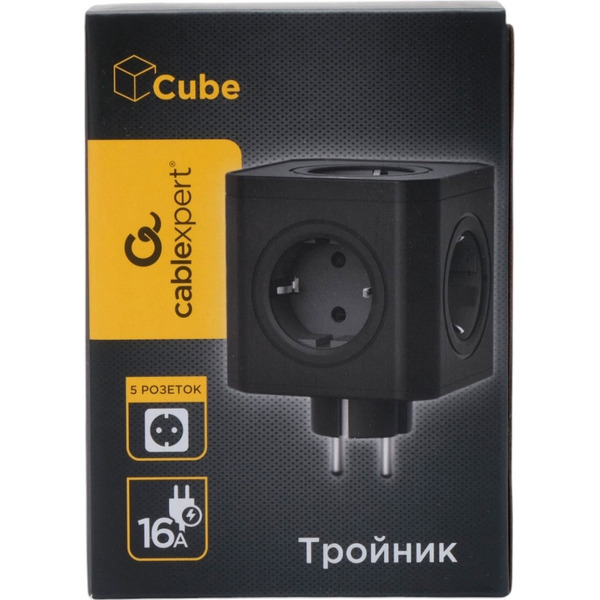 Сетевой фильтр Cablexpert CUBE-5-16-B