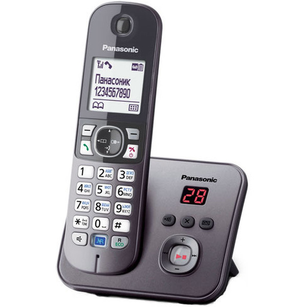 Телефон стандарта dect PANASONIC KX-TG6821RUM