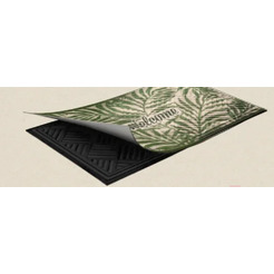 Коврик грязезащитный Multy Home Lima 45x75 EU5000269 (принт Bali Welcome)