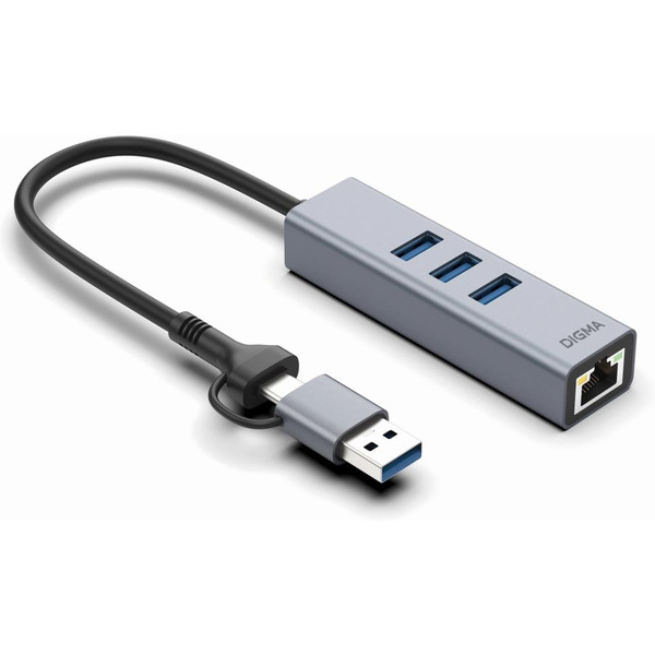 Разветвитель Digma DLA-GEUCH3 USB 3.0