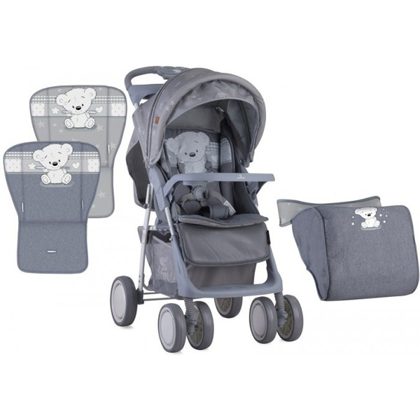 Коляска LORELLI Foxy Grey My Teddy