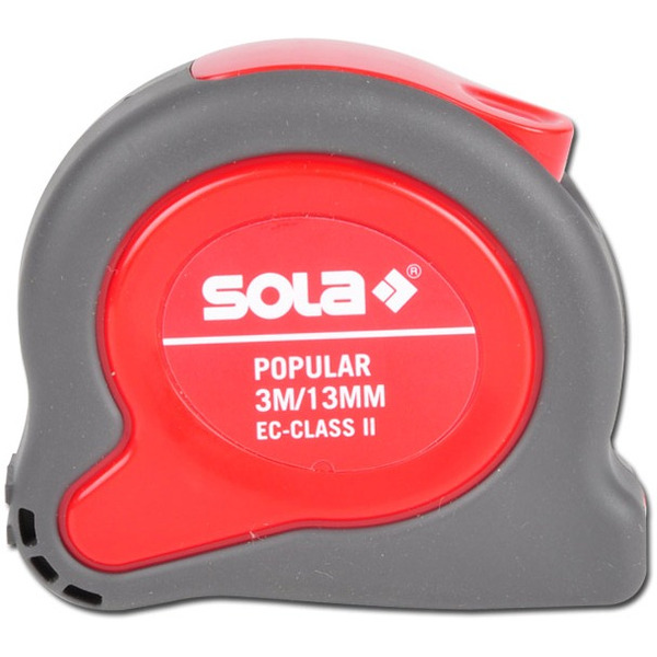 Рулетка SOLA Popular 3м/13мм (50024201)