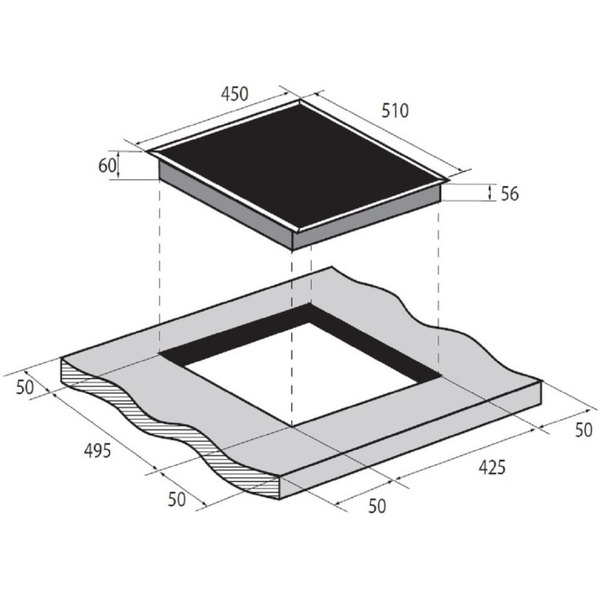 Варочная панель ZUGEL ZIH453B