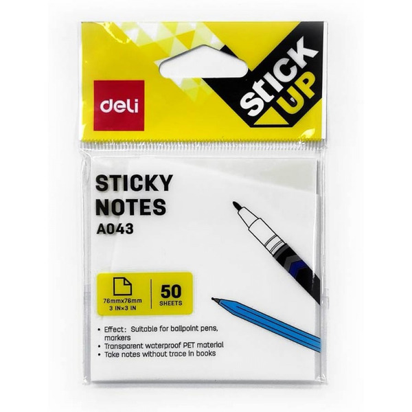 Самоклеящийся блок Deli EA043