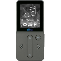 Проигрыватель Flash RITMIX RF-4910 8Gb черно-серый