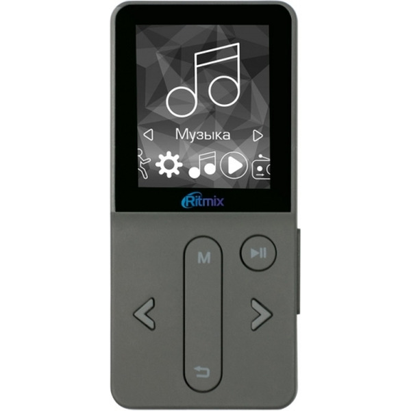 Проигрыватель Flash RITMIX RF-4910 8Gb черно-серый