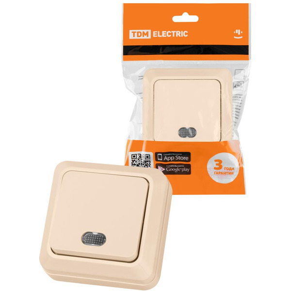 Выключатель TDM Electric Ладога SQ1801-0010