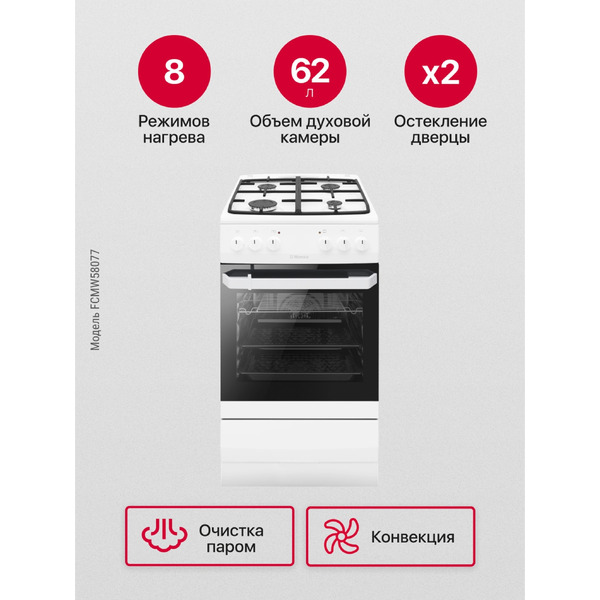 Кухонная плита Hansa FCMW58077