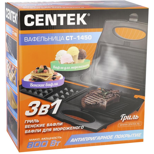 Вафельница CENTEK CT-1450